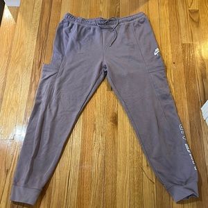 Nike Women’s Fleece Sweatpants | XL | Smoke Purple |